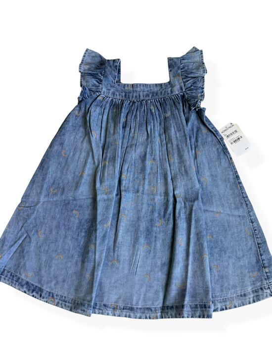 Tucker + Tate Other - NWT Tucker + Tate Girls 4 Blue Rainbow Chambray Flutter Sleeve Dress